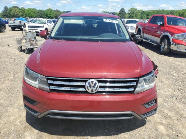  VOLKSWAGEN TIGUAN 2018 Czerwony
