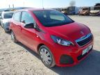 2017 PEUGEOT 108 ACTIVE for sale at Copart CORBY