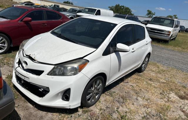 Hatchbacks TOYOTA YARIS 2012 Biały
