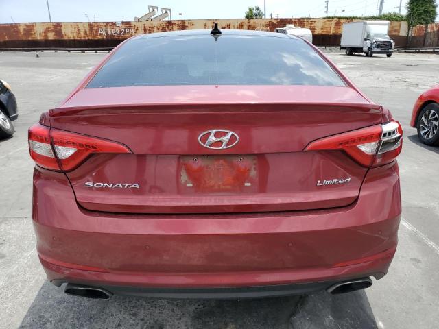  HYUNDAI SONATA 2016 Красный