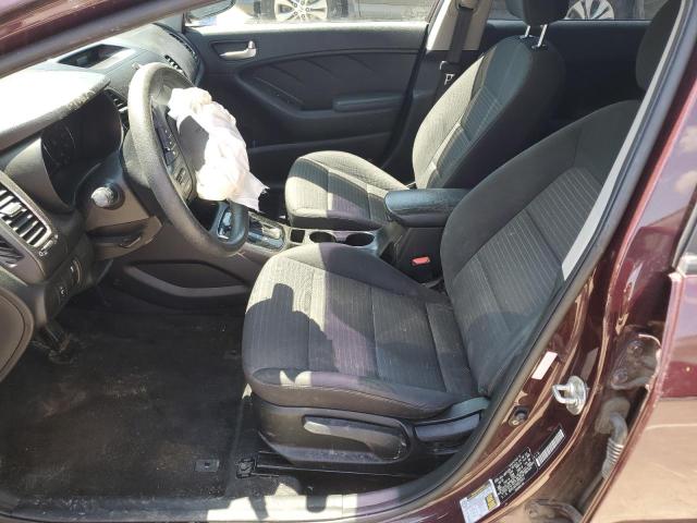  KIA FORTE 2018 Bordowy