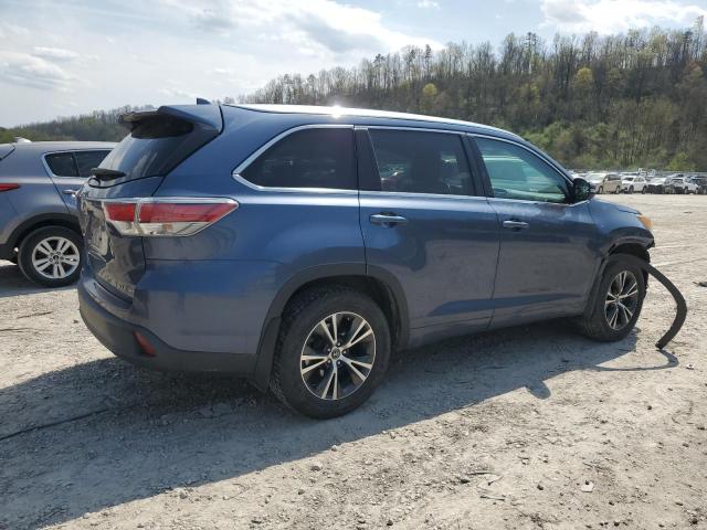 Parquets TOYOTA HIGHLANDER 2016 Granatowy