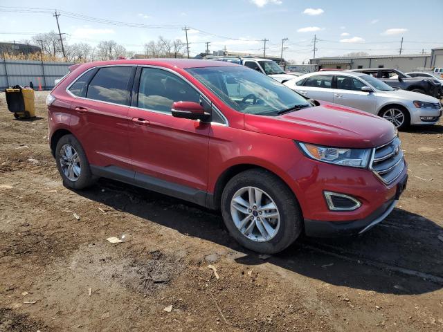  FORD EDGE 2016 Бордовый