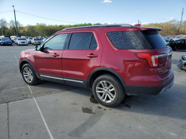  FORD EXPLORER 2017 Czerwony