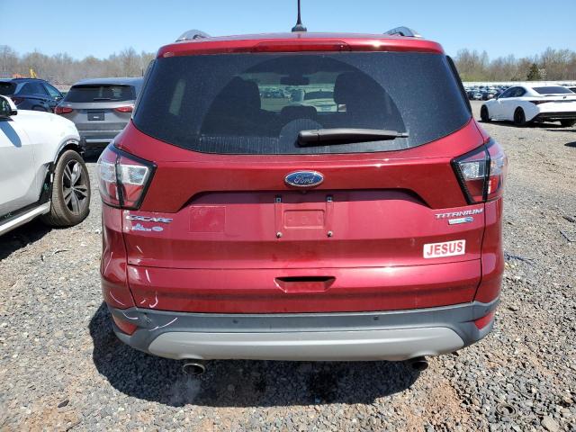  FORD ESCAPE 2018 Czerwony
