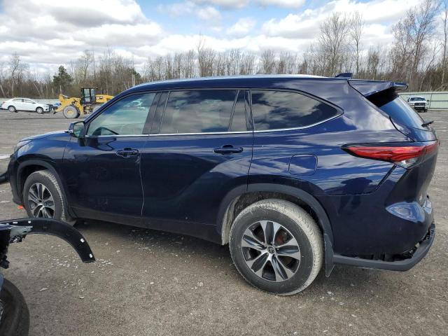  TOYOTA HIGHLANDER 2021 Granatowy