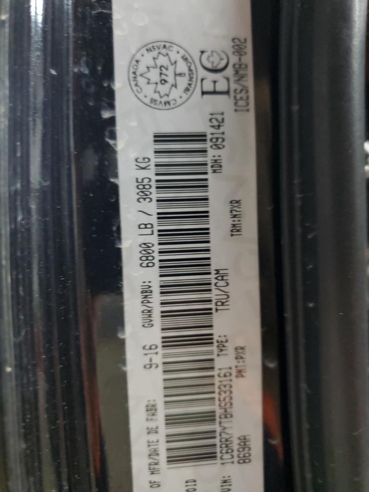 2017 Ram 1500 Rebel VIN: 1C6RR7YT8HS533161 Lot: 51837685