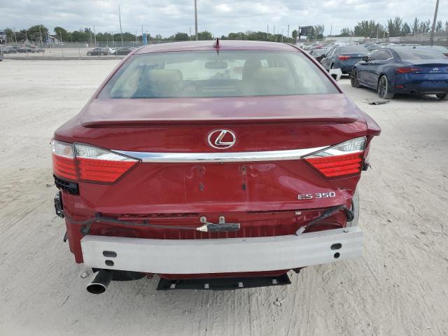  LEXUS ES350 2015 Czerwony