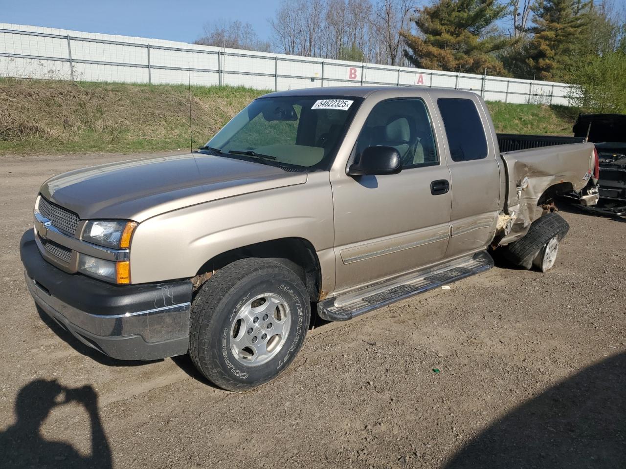 2004 Chevrolet Silverado K1500 продається в Davison, MI - Rear End