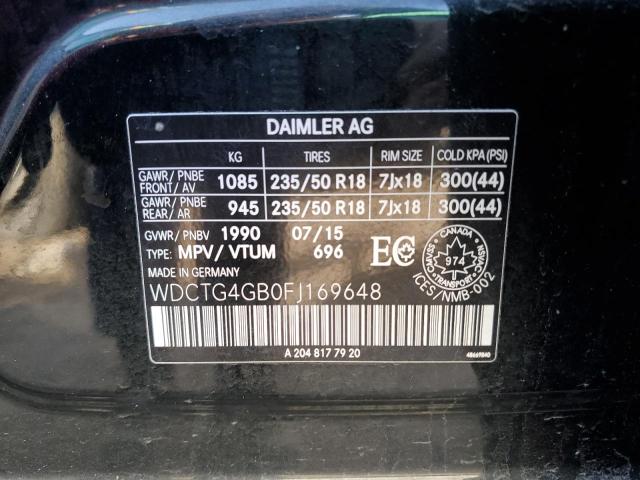 2015 MERCEDES-BENZ GLA 250 4MATIC