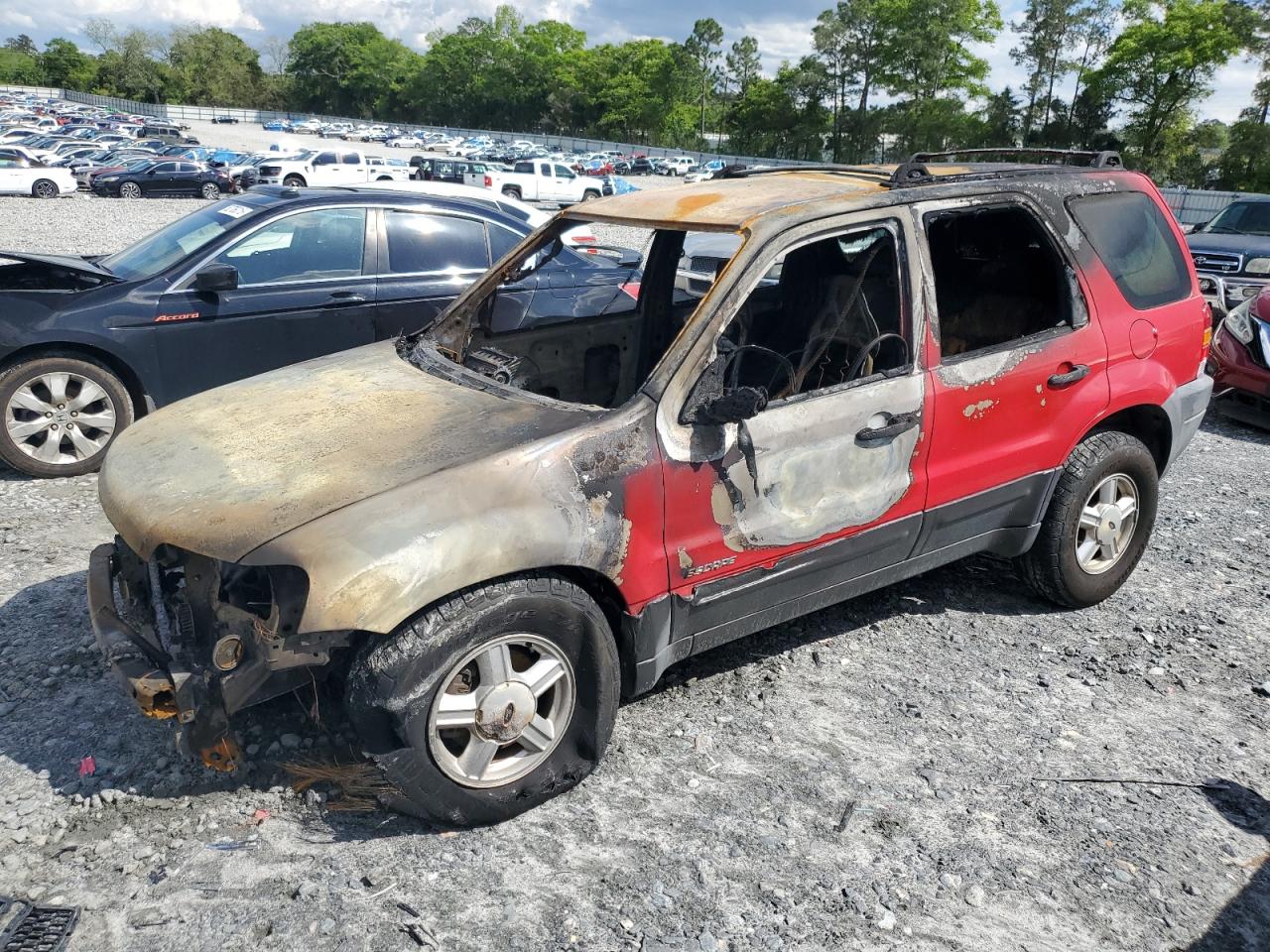 2001 Ford Escape Xls იყიდება Byron-ში, GA - Burn