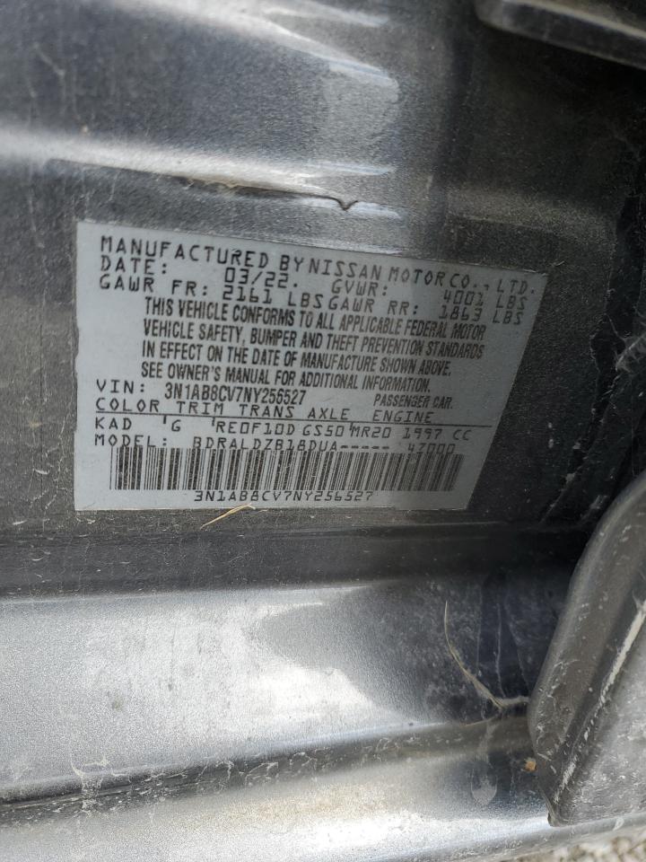 2022 Nissan Sentra Sv VIN: 3N1AB8CV7NY256527 Lot: 52893735