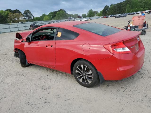 Coupet HONDA CIVIC 2013 Czerwony