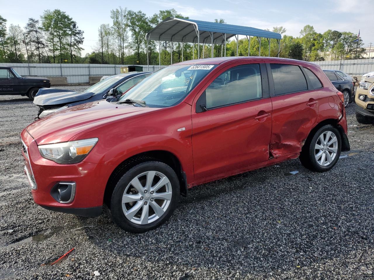 2013 Mitsubishi Outlander Sport Es for Sale in Spartanburg, SC - Side