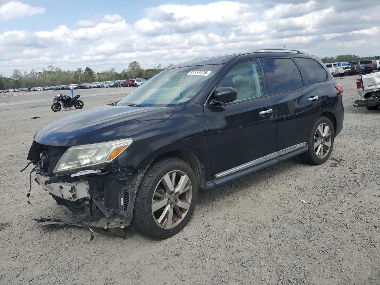 2013 Nissan Pathfinder S للبيع في Lumberton، NC - Front End