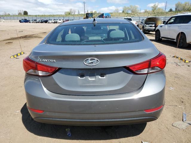 Sedans HYUNDAI ELANTRA 2014 Srebrny