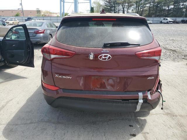  HYUNDAI TUCSON 2017 Червоний