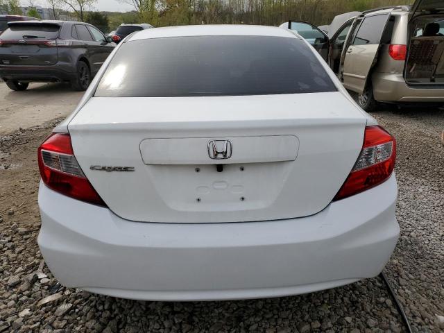  HONDA CIVIC 2012 White
