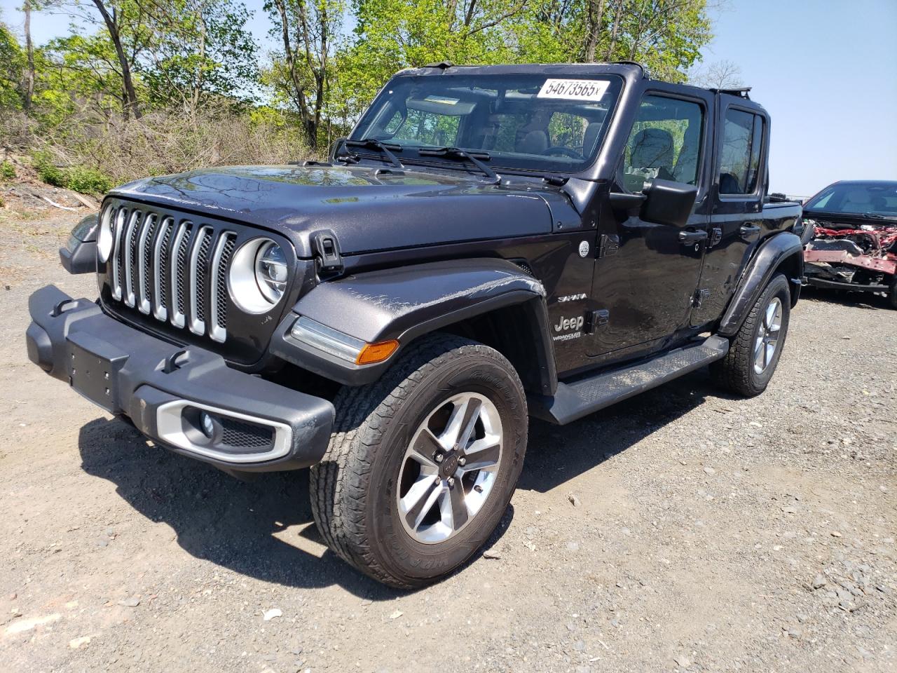 2021 Jeep Wrangler Unlimited Sahara zu verkaufen in Marlboro, NY - Rollover