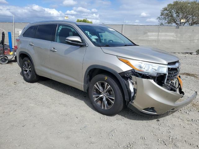  TOYOTA HIGHLANDER 2016 Gold