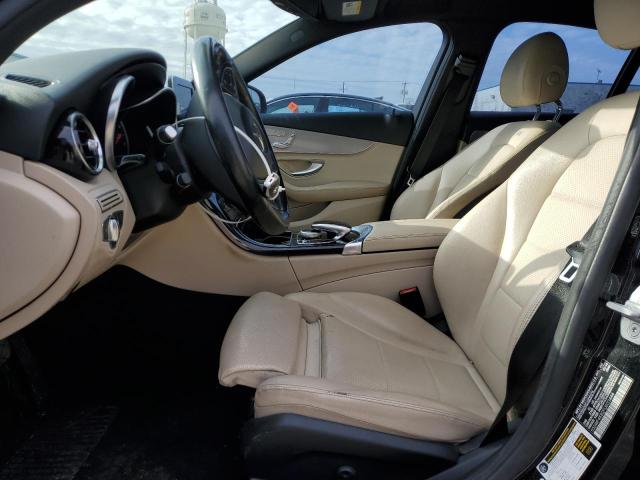 Седани MERCEDES-BENZ C-CLASS 2015 Чорний