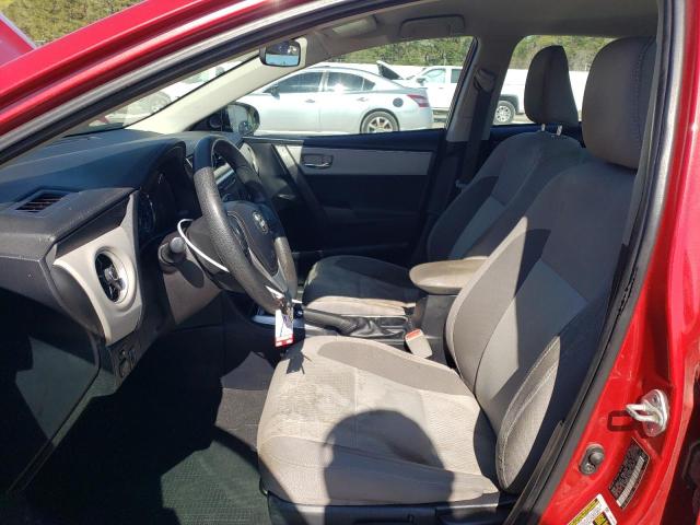  TOYOTA COROLLA 2018 Red