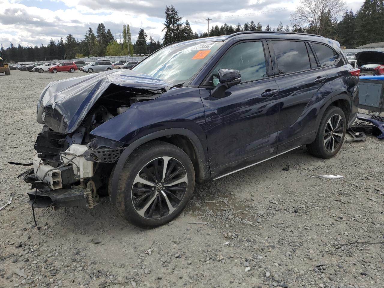 2021 Toyota Highlander Xse на продаже в Graham, WA - Front End