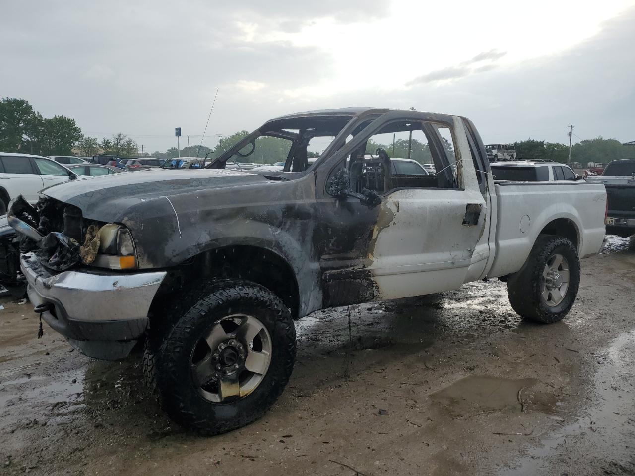 2002 Ford F250 Super Duty за продажба в Tanner, AL - Burn