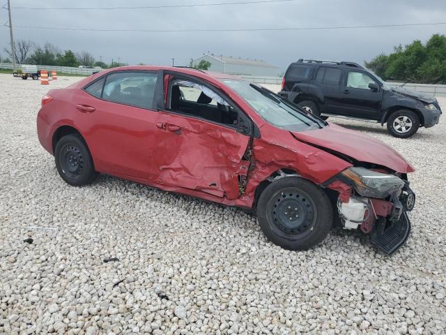  TOYOTA COROLLA 2018 Czerwony