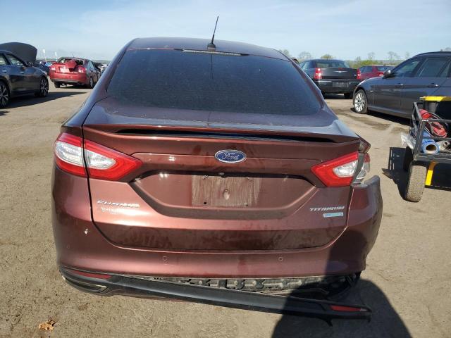 Sedans FORD FUSION 2015 Burgundy