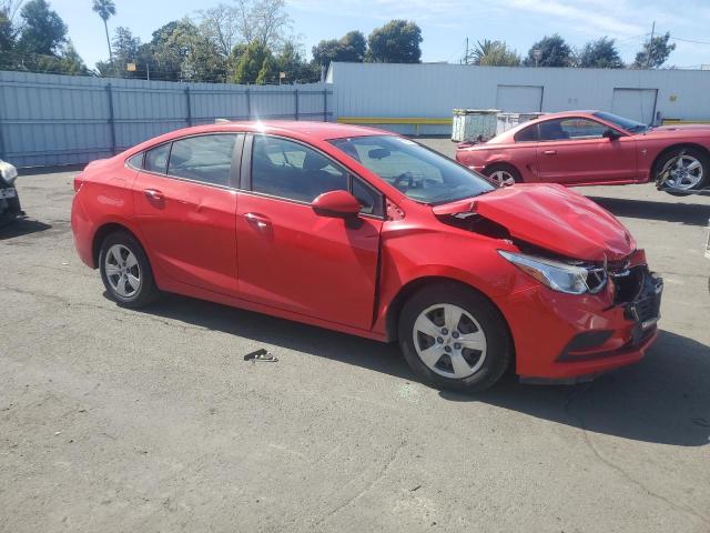  CHEVROLET CRUZE 2017 Czerwony