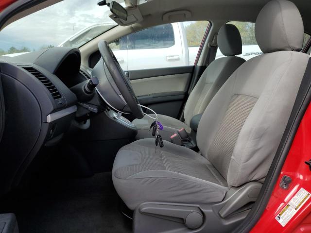  NISSAN SENTRA 2012 Червоний