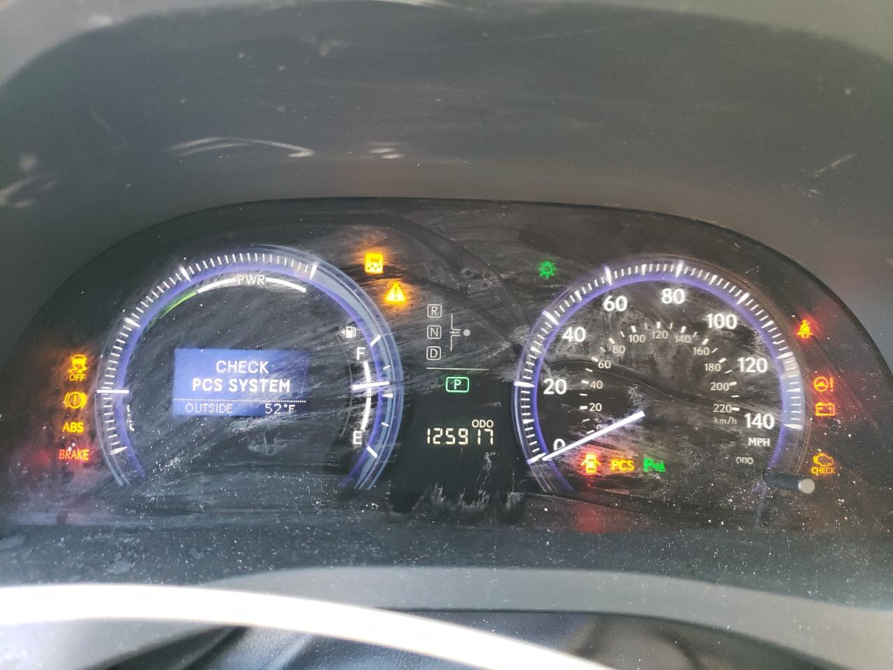 2010 Lexus Hs 250H VIN: JTHBB1BA9A2011985 Lot: 55134005
