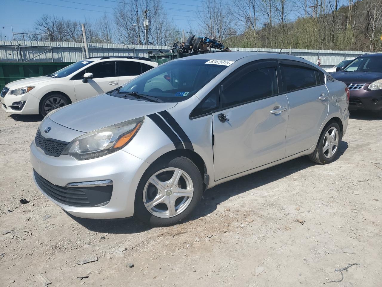2017 Kia Rio Lx na sprzedaż w Hurricane, WV - Undercarriage