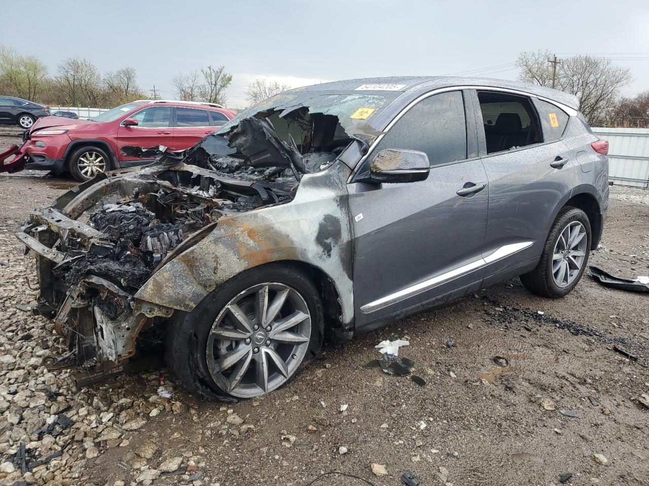 2020 Acura Rdx Technology for Sale in Chicago Heights, IL - Burn - Engine