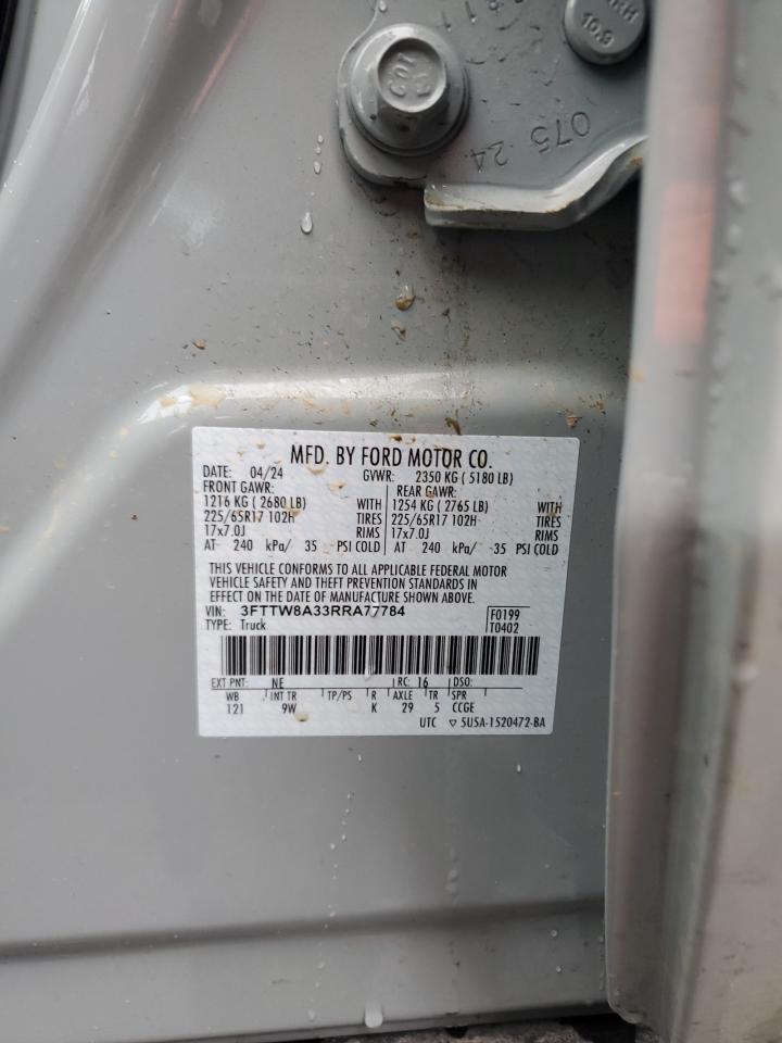 3fttw8a33rra77784 3FTTW8A33RRA77784 2024 Ford Maverick Xl