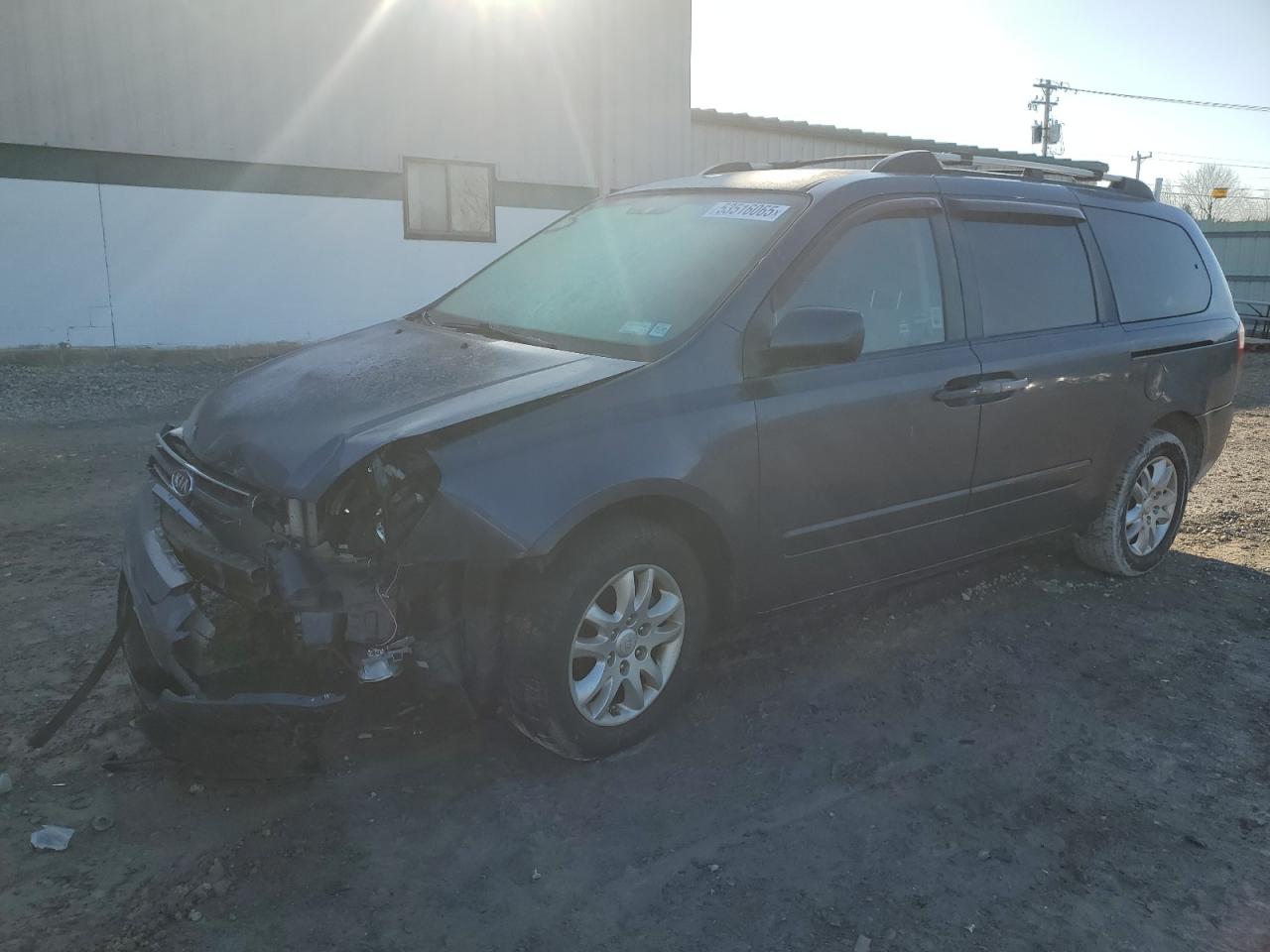 2008 Kia Sedona Ex للبيع في Leroy، NY - Front End