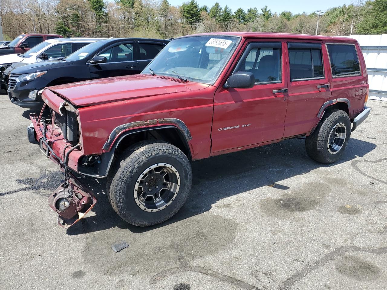 1999 Jeep Cherokee Sport للبيع في Exeter، RI - Front End