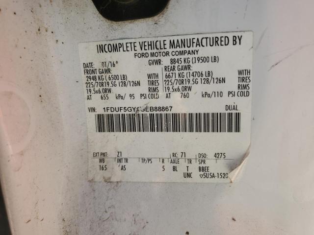 2016 FORD F550 SUPER DUTY