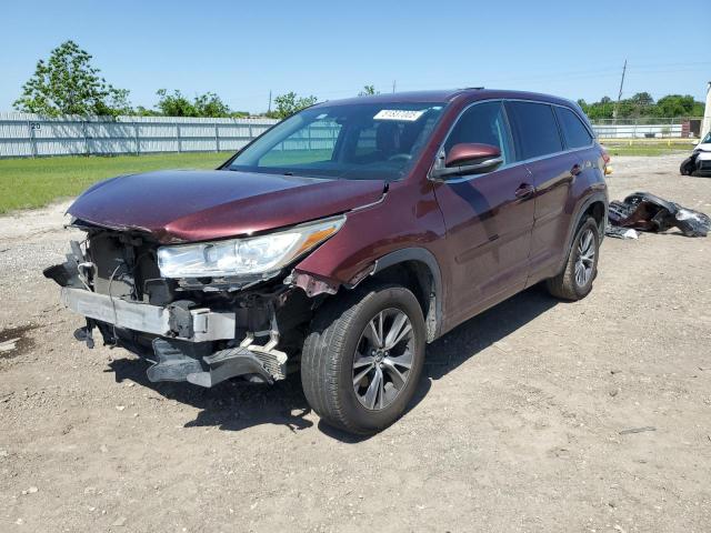  TOYOTA HIGHLANDER 2018 Бордовый