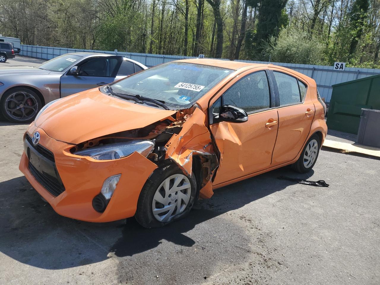 2015 Toyota Prius C en Venta en Glassboro, NJ - Front End