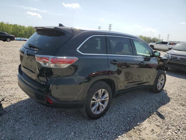  TOYOTA HIGHLANDER 2015 Чорний
