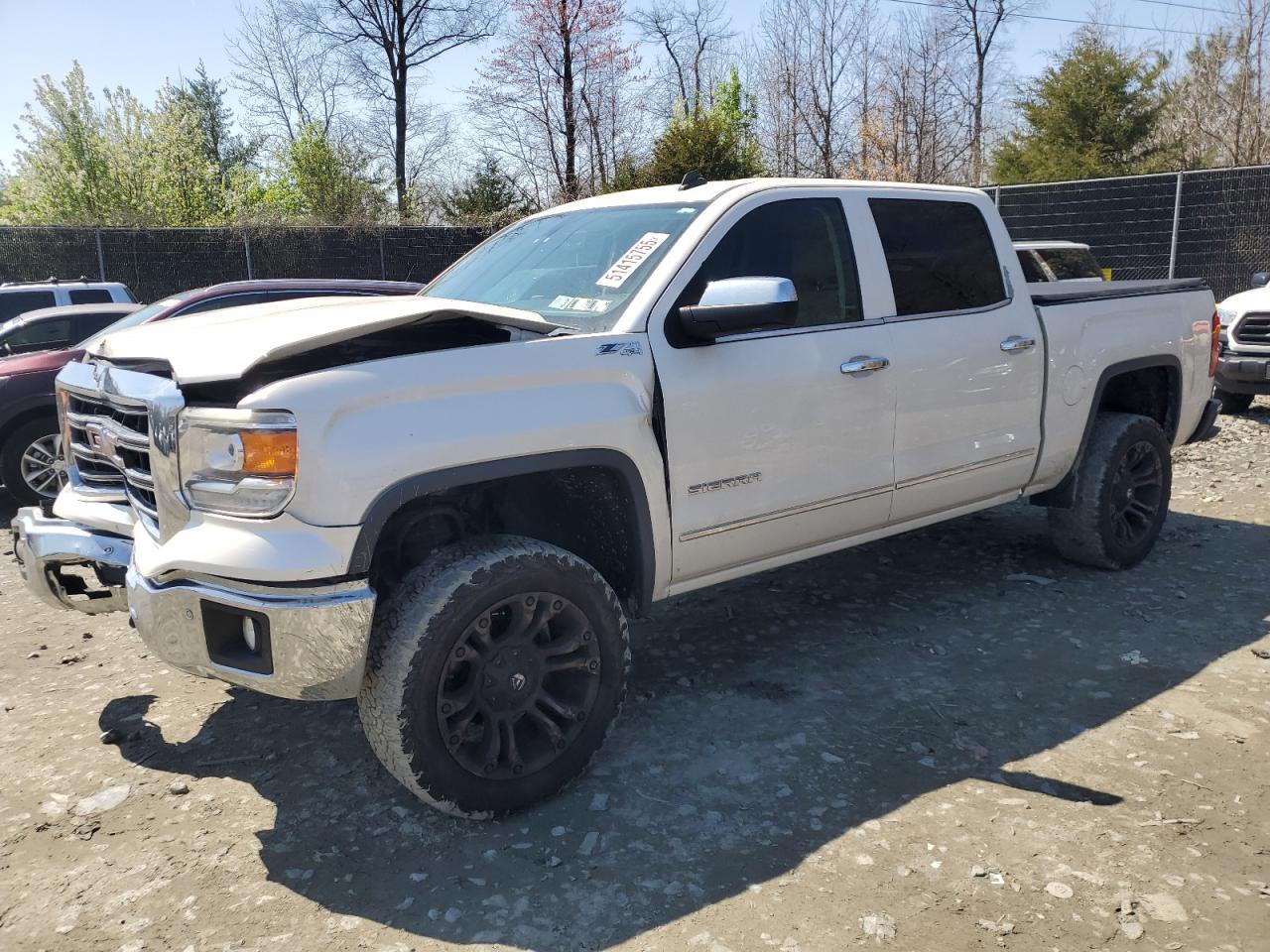 2014 Gmc Sierra K1500 Slt en Venta en Waldorf, MD - Front End