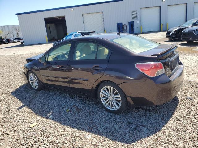  SUBARU IMPREZA 2013 Burgundy