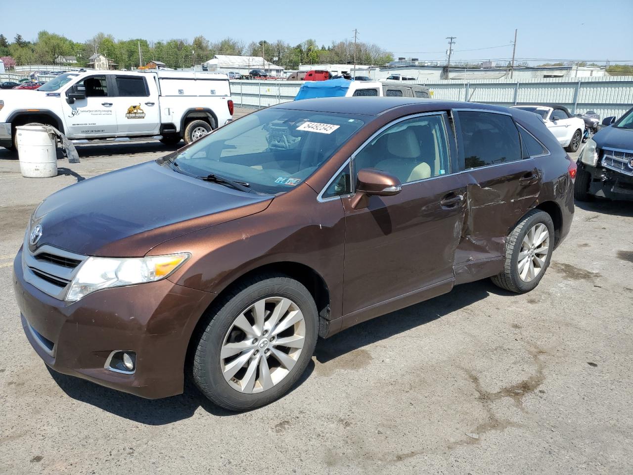 2013 Toyota Venza Le للبيع في Pennsburg، PA - Side