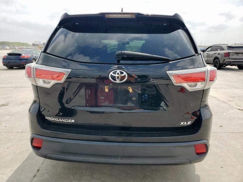  TOYOTA HIGHLANDER 2016 Czarny