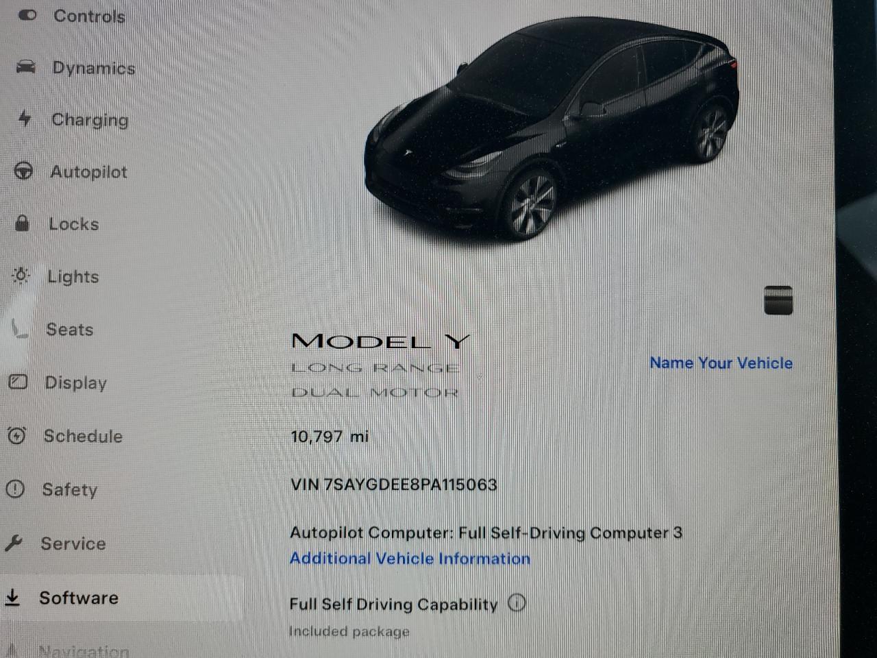 2023 Tesla Model Y VIN: 7SAYGDEE8PA115063 Lot: 53745755