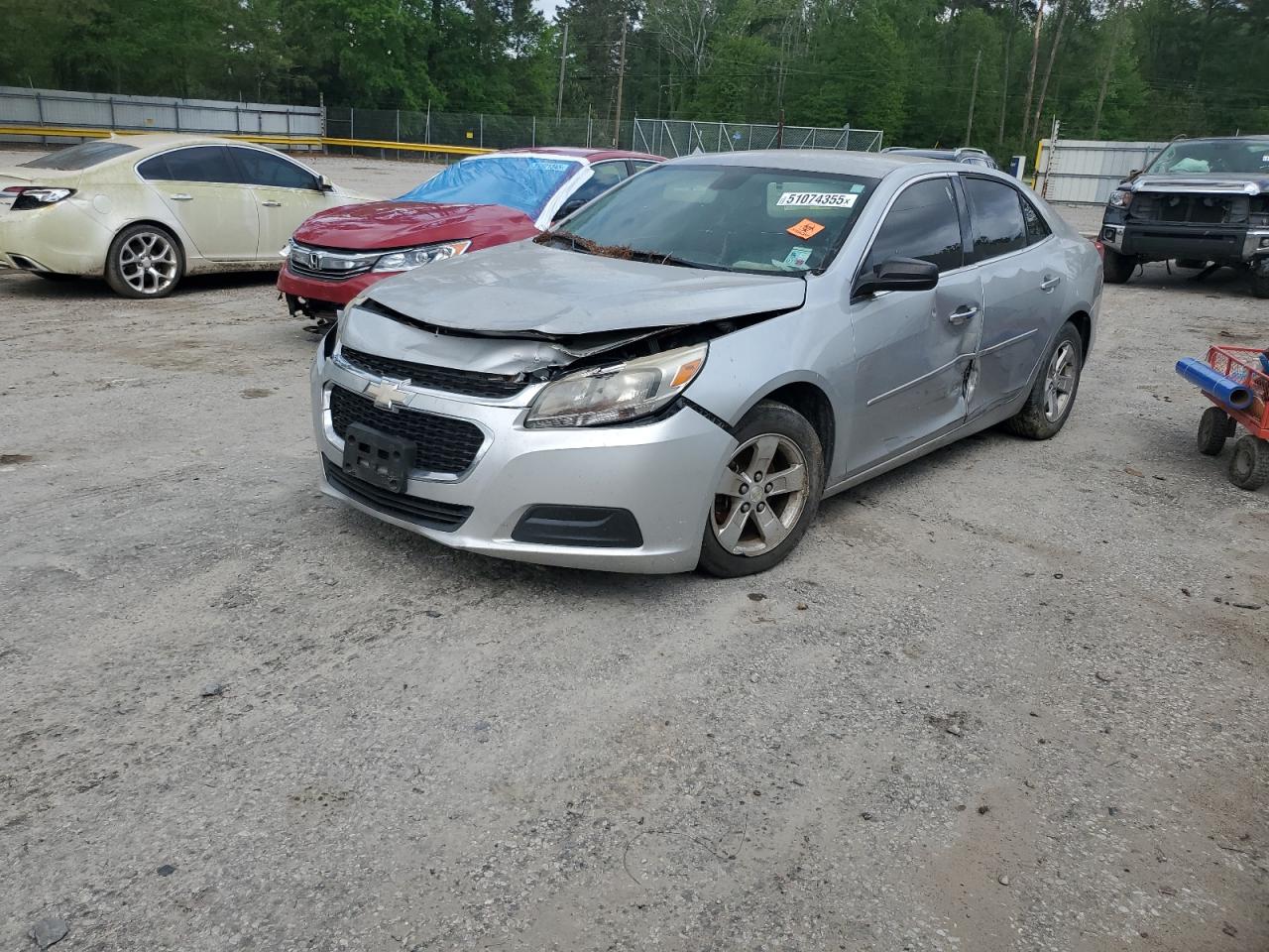 2014 Chevrolet Malibu Ls en Venta en Greenwell Springs, LA - Side