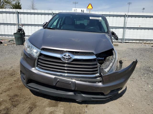  TOYOTA HIGHLANDER 2016 Серый