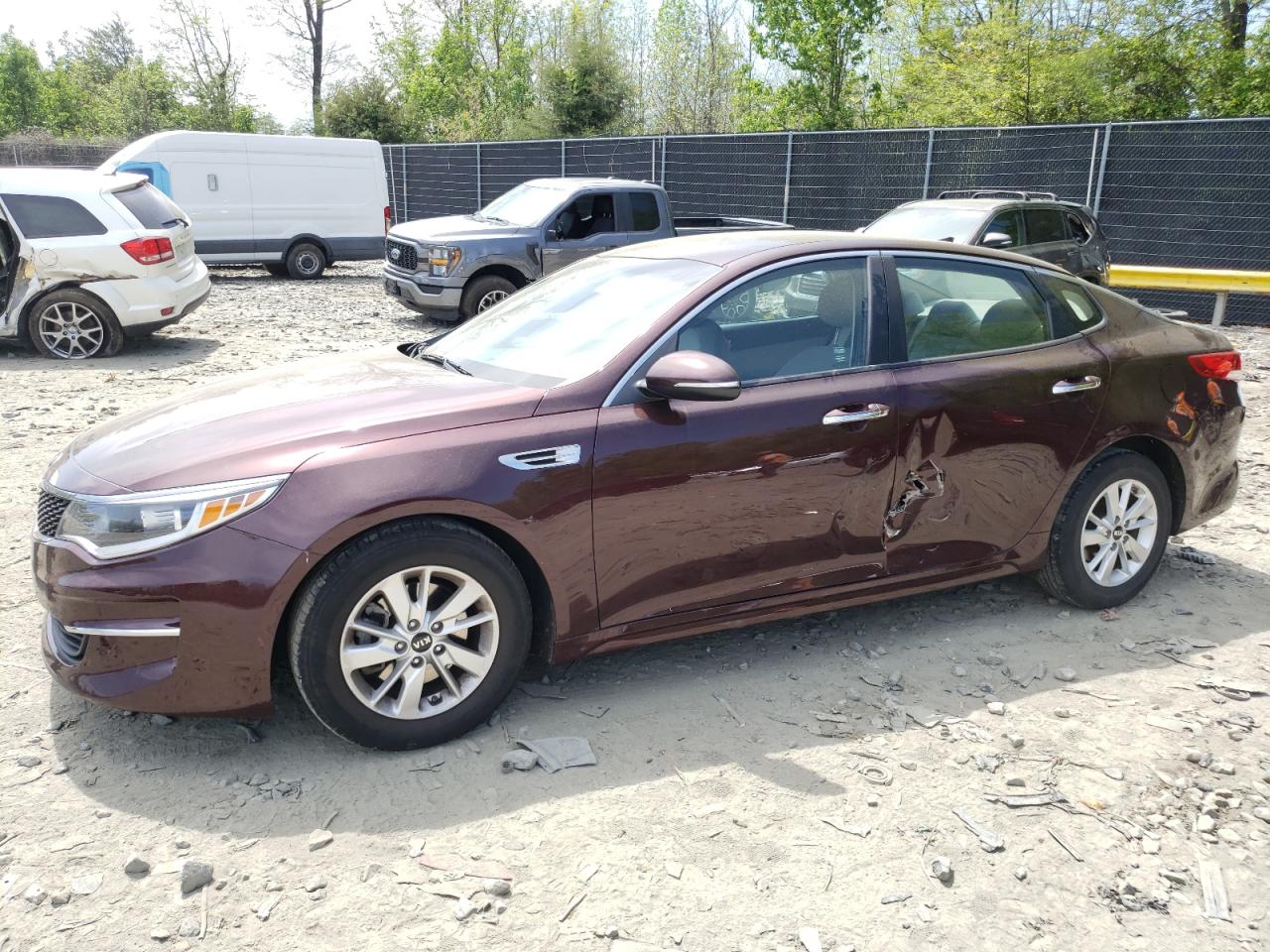 2016 Kia Optima Lx იყიდება Waldorf-ში, MD - Side